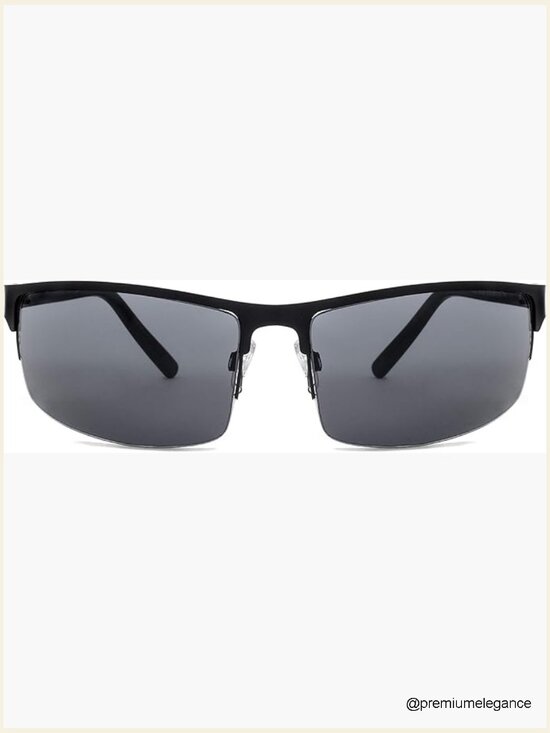 Semi-Rimless Sunglasses with UV400 Protection Sport Performance main image 6